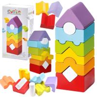 Drewniany wieża. Wydawca: CUBIKA. SmakLiter.pl Opakowanie Drewniany wieża