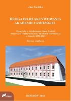 Okładka książki Droga do reaktywowania Akademii Zamojskiej