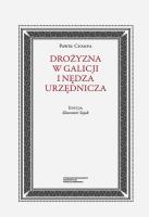 Okładka książki Drożyzna w Galicji i nędza urzędnicza