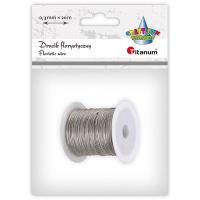Opakowanie Drucik florystyczny 0,3mm 20m srebrny