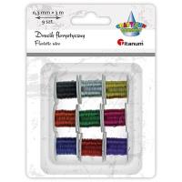 Opakowanie Drucik florystyczny 0,3mm 3m 9 kolorów