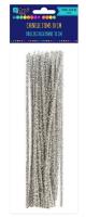 Opakowanie Druciki kreatywne 30cm srebrne 25szt