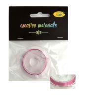 Opakowanie Drut miedziany 0.3mm 10 mb pink