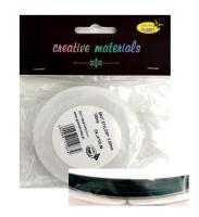 Opakowanie Drut stalowy 0.3mm duża szpula 100mb ciemnozielony