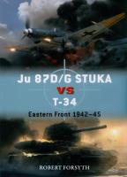 DUE:Ju 87D/G STUKA versus T-34. Autor: Forsyth Robert. SmakLiter.pl Okładka książki DUE:Ju 87D/G STUKA versus T-34