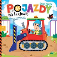 Duże puzzle. Pojazdy na budowie. Autor:   Praca zbiorowa. SmakLiter.pl Okładka książki Duże puzzle. Pojazdy na budowie