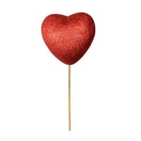 Opakowanie Duże serce brokatowe na piku