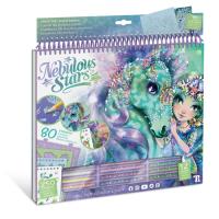 Opakowanie Duży szkicownik z kredkami i naklejkami L Konie Ariaz i Joyiaz Nebulous Stars