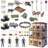Opakowanie Duży zestaw farma z domkiem rolnika DIY