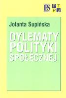 Okładka książki Dylematy polityki społecznej