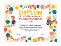 Opakowanie Dyplom A4 ukończenia oddziału przedszkolnego 30szt
