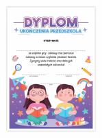Opakowanie Dyplom A4 ukończenia przedszkola-Wyobraźnia 20szt