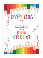 Opakowanie Dyplom A5 Dzień Kredki 5szt