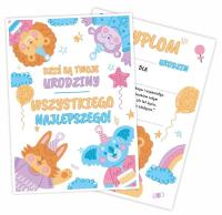 Opakowanie Dyplom A5 urodzinowy dwustronny 5szt