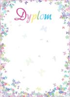 Opakowanie Dyplom dziecięcy A4/20ark. Motylki