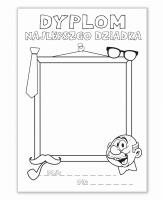 Opakowanie Dyplom kolorowanka najlepszego dziadka