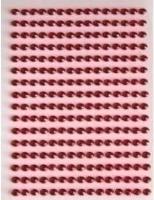 Opakowanie Dżety samoprzylepne czerwone 6mm 140szt