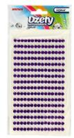 Opakowanie Dżety samoprzylepne fioletowe 4mm 240szt
