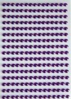 Opakowanie Dżety samoprzylepne fioletowe 6mm 140szt