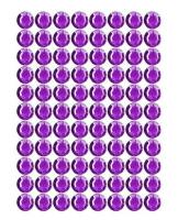 Opakowanie Dżety samoprzylepne fioletowe 8mm 88szt