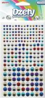 Opakowanie Dżety samoprzylepne kolorowe 4-8mm 204szt