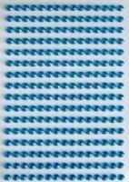 Opakowanie Dżety samoprzylepne niebieskie 6mm 140szt