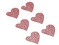 Dżety samoprzylepne serca czerwone 6szt. Wydawca: Brewis. SmakLiter.pl Opakowanie Dżety samoprzylepne serca czerwone 6szt