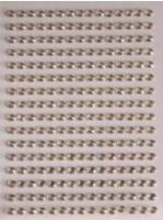 Opakowanie Dżety samoprzylepne srebrne 6mm 140szt