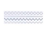 Opakowanie Dżety samoprzylepne srebrne paski 30cm