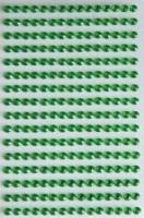 Opakowanie Dżety samoprzylepne zielone 6mm 140szt