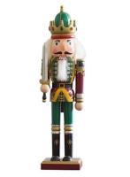 Dziadek do orzechów drewniany 30cm. Wydawca: Craft Factory. SmakLiter.pl Opakowanie Dziadek do orzechów drewniany 30cm