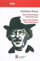 Dzieci Paderewskiego/Paderewski wraca w.dwujez.. Autor: Braun Kazimierz. SmakLiter.pl Okładka książki Dzieci Paderewskiego/Paderewski wraca w.dwujez.