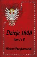 Dzieje 1863 Tom I i II Przyborowski. Autor: Walery Przyborowski. SmakLiter.pl Okładka książki Dzieje 1863 Tom I i II Przyborowski