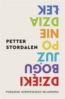 Dzięki Bogu już poniedziałek. Autor: Petter Stordalen. SmakLiter.pl Okładka książki Dzięki Bogu już poniedziałek