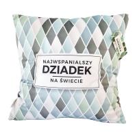 Opakowanie Dzień dziadka. Poduszka romby