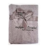 Opakowanie Dzień Dziadka. Ręcznik szary