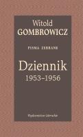 Dziennik 1953–1956. Pisma zebrane. Autor: Gombrowicz Witold. SmakLiter.pl Okładka książki Dziennik 1953–1956. Pisma zebrane