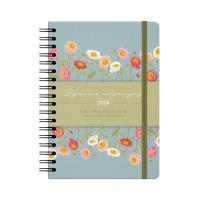 Opakowanie Dziennik motywacyjny 2024 A5 niebieski ALBI