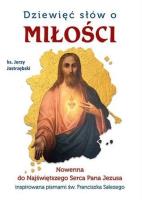 Dziewięć słów o miłości. Autor: Jerzy Jastrzębski. SmakLiter.pl Okładka książki Dziewięć słów o miłości