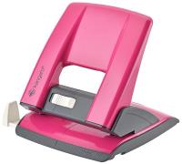 Dziurkacz 30 kartek metalowy różowy. Wydawca: Kangaro. SmakLiter.pl Opakowanie Dziurkacz 30 kartek metalowy różowy