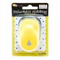 Dziurkacz ozdobny 2,5cm choinka 2 MIX. Wydawca: Dalprint. SmakLiter.pl Opakowanie Dziurkacz ozdobny 2,5cm choinka 2 MIX
