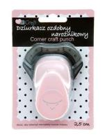 Dziurkacz ozdobny 25mm narożnikowy zaokrąglacz. Wydawca: Dalprint. SmakLiter.pl Opakowanie Dziurkacz ozdobny 25mm narożnikowy zaokrąglacz