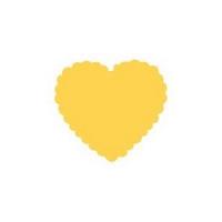 Opakowanie Dziurkacz ozdobny 3,7cm Serce falbanka