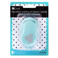 Dziurkacz ozdobny Wiewiórka do papieru i pianki 2,5cm. Wydawca: DP CRAFT. SmakLiter.pl Opakowanie Dziurkacz ozdobny Wiewiórka do papieru i pianki 2,5cm