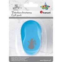 Dziurkacz z motywem 25mm bałwan. Wydawca: Titanum. SmakLiter.pl Opakowanie Dziurkacz z motywem 25mm bałwan