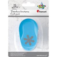 Dziurkacz z motywem 25mm płatek. Wydawca: Titanum. SmakLiter.pl Opakowanie Dziurkacz z motywem 25mm płatek