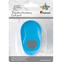 Dziurkacz z motywem 25mm serce. Wydawca: Titanum. SmakLiter.pl Opakowanie Dziurkacz z motywem 25mm serce