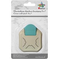 Dziurkacz z motywem narożnikowy 3w1. Wydawca: Titanum. SmakLiter.pl Opakowanie Dziurkacz z motywem narożnikowy 3w1