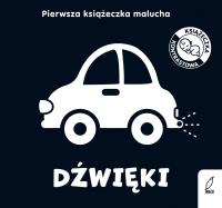 Okładka książki Dźwięki. Pierwsza książeczka malucha. Kontrastowe książeczki