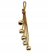 Dzwonki świąteczne na sznurze złote. Wydawca: incood.. SmakLiter.pl Opakowanie Dzwonki świąteczne na sznurze złote